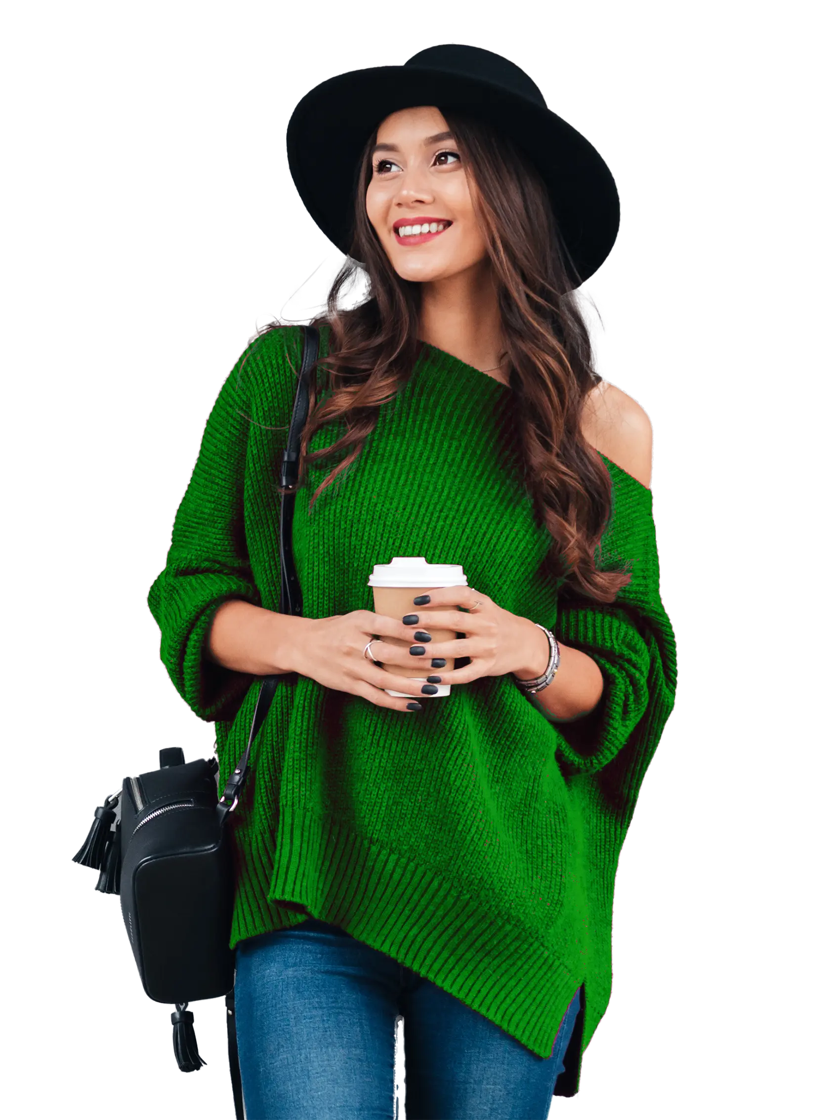Long knitted sweater - Image 2