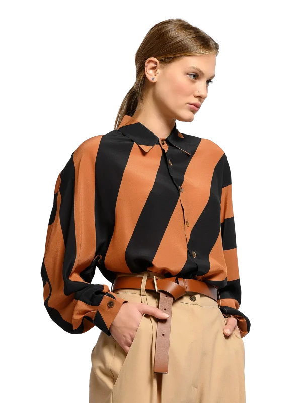 Striped beige jacket