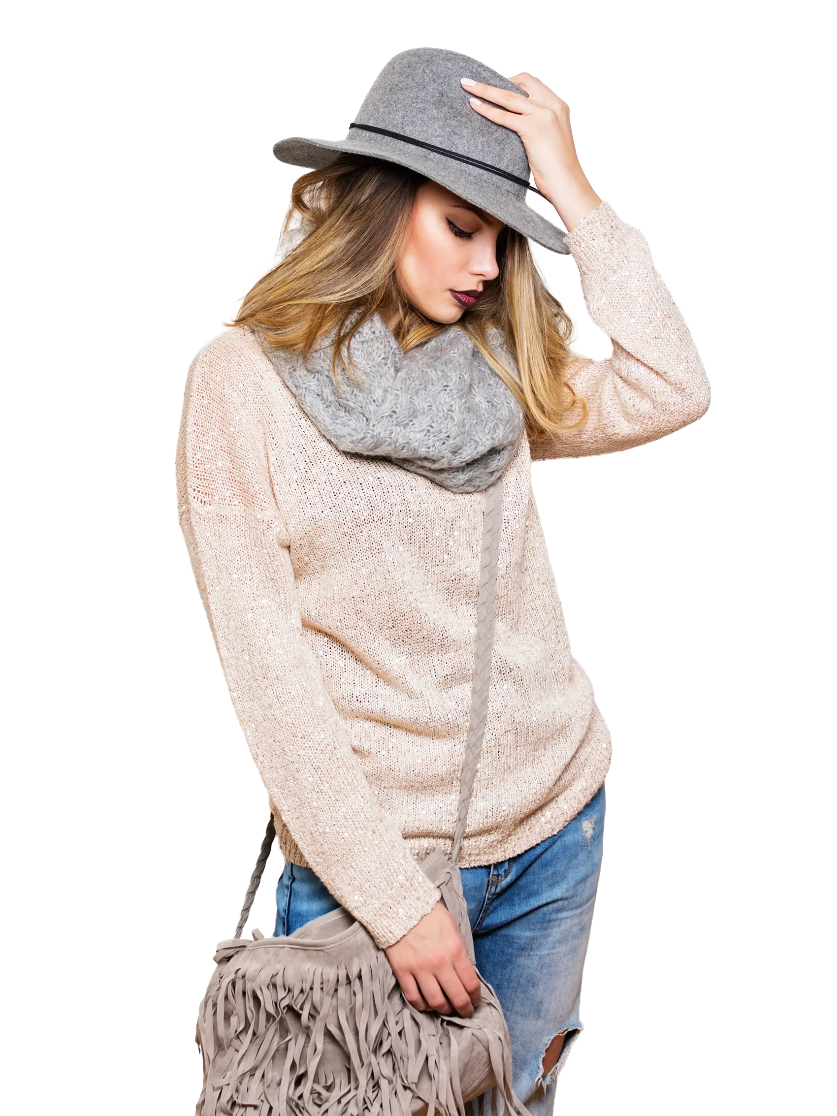 Knitted sweater - Image 1